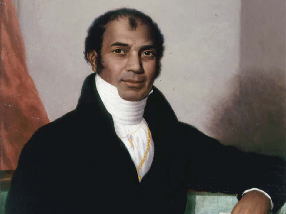 Sake Dean Mahomed, oil painting by Thomas Mann Baynes, 1810 (Brighton & Hove Museums)