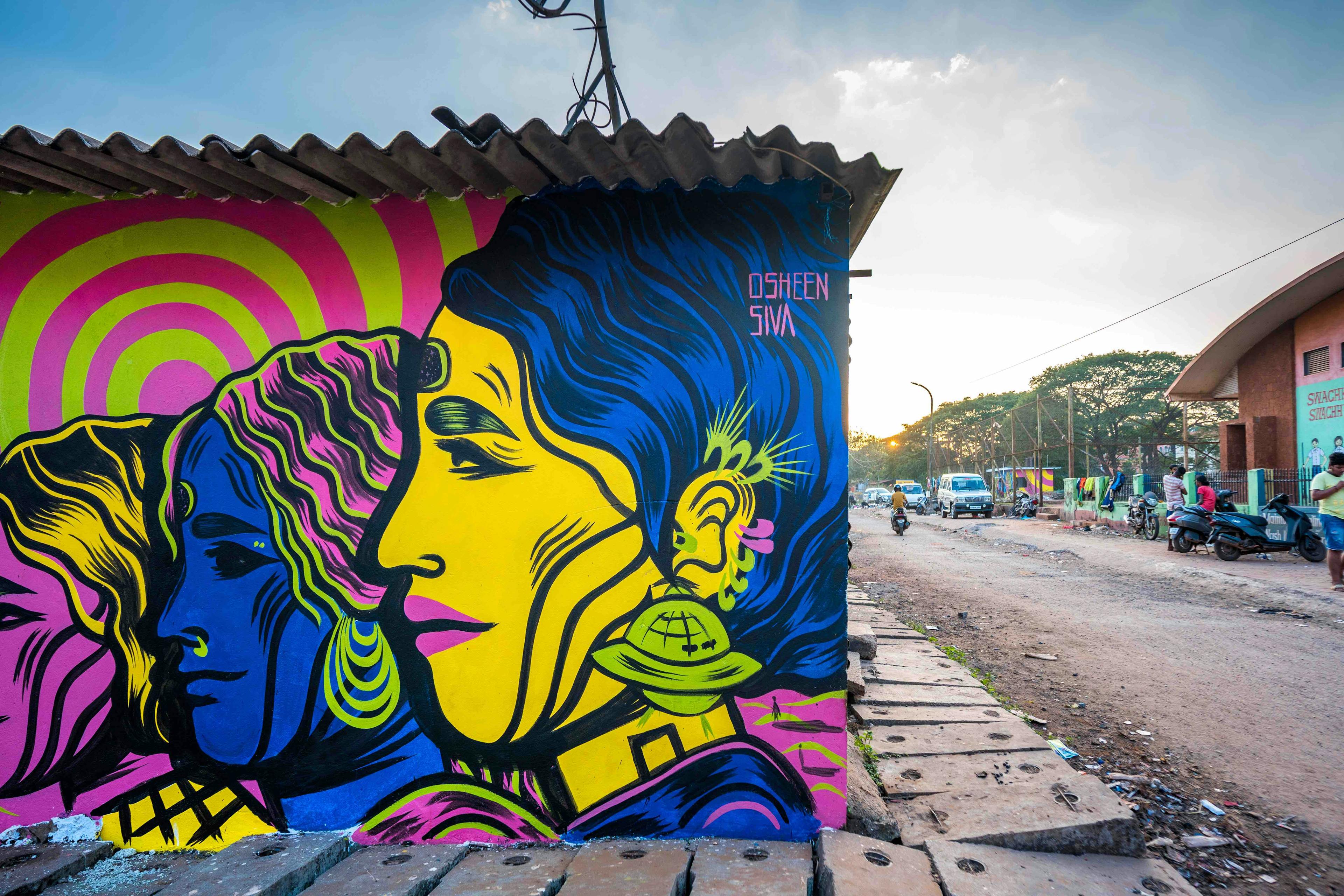 Osheen Siva Wall-2 Reveals St+Art Goa 2019 PranavGohil-3