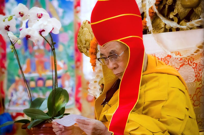 The 14th Dalai Lama in Dharamsala in 2012 (Artemas Liu)