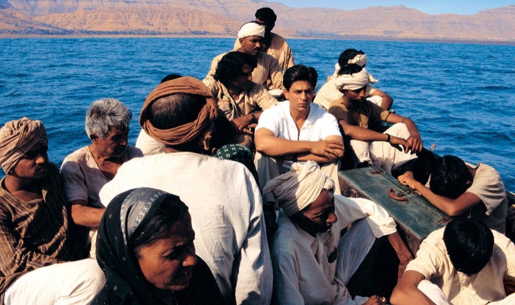 Shah Rukh Khan plays the lead character in 'Swades', a 2004 film by Ashutosh Gowariker