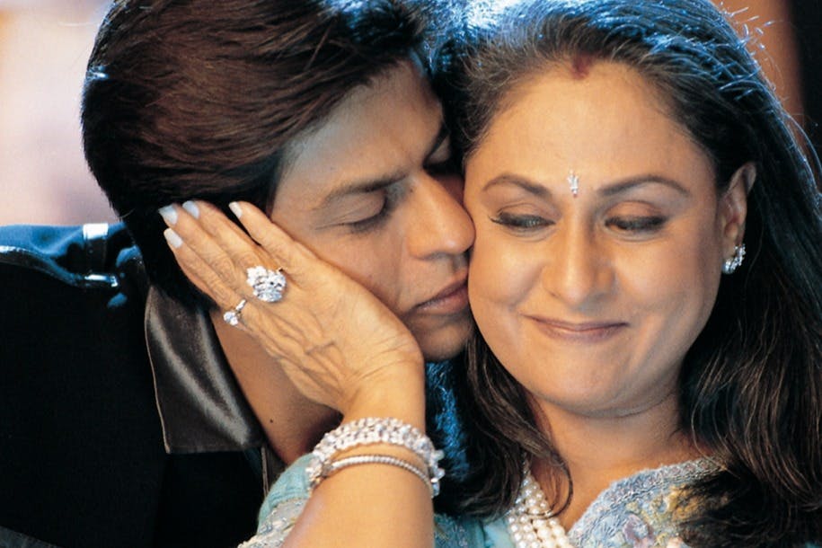 Shah Rukh Khan and Jaya Bhaduri in 'Kabhi Khushi Kabhie Gham' (2001)