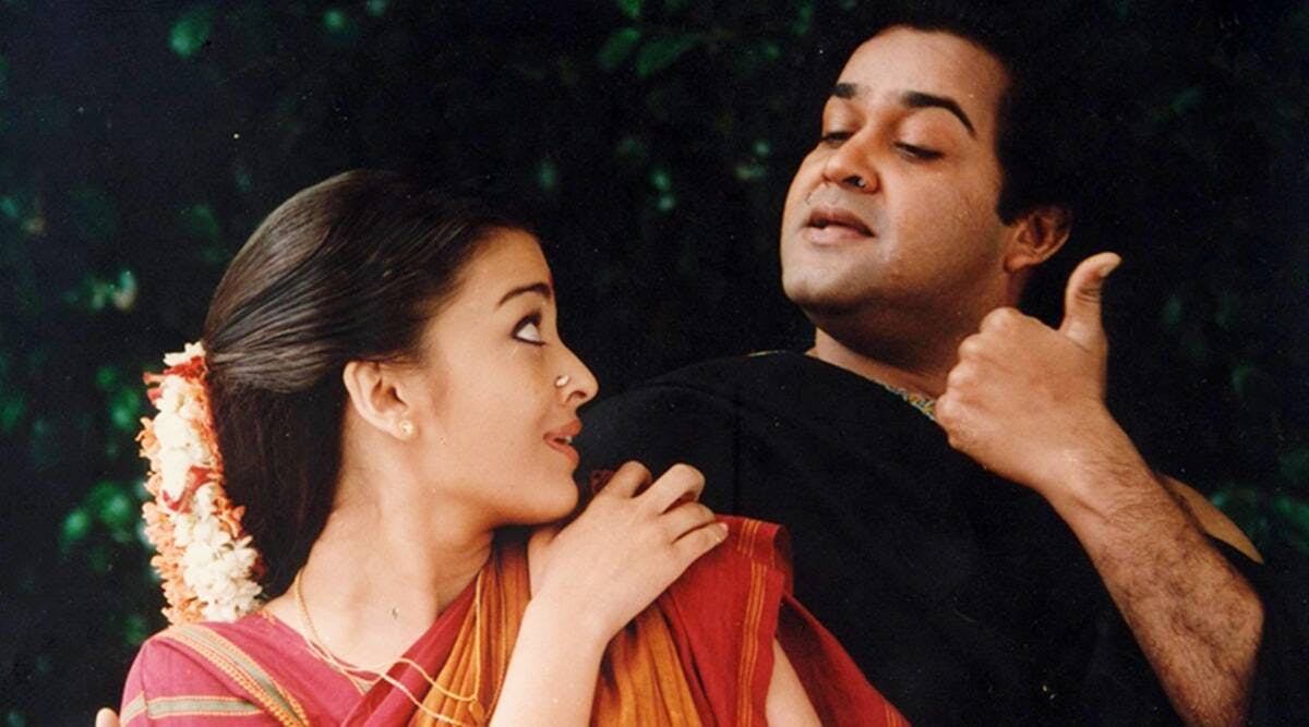 Aishwarya Rai in "Iruvar" a 1997 Tamil-language film by Mani Ratnam