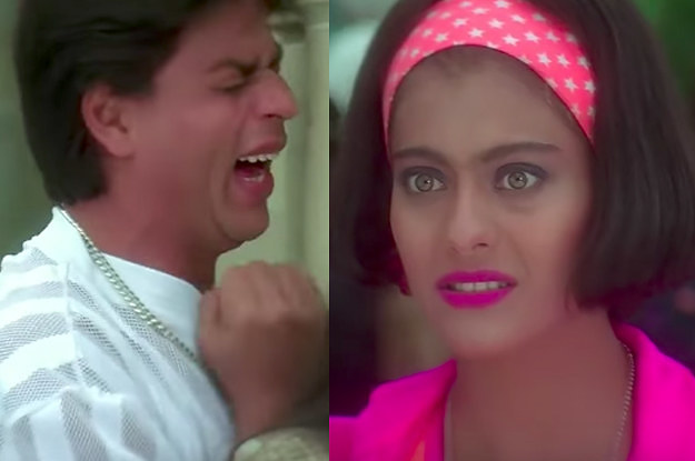Kajol (Anjali) and Shah Rukh Khan (Rahul) in Kuch Kuch Hota Hai (1998) (Kuch Kuch Hota Hai)