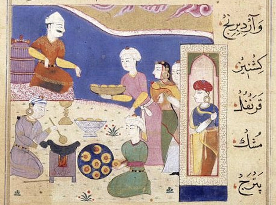 Illustration from Nimmatnama-i Nasiruddin-Shahi (The Book of Recipes)