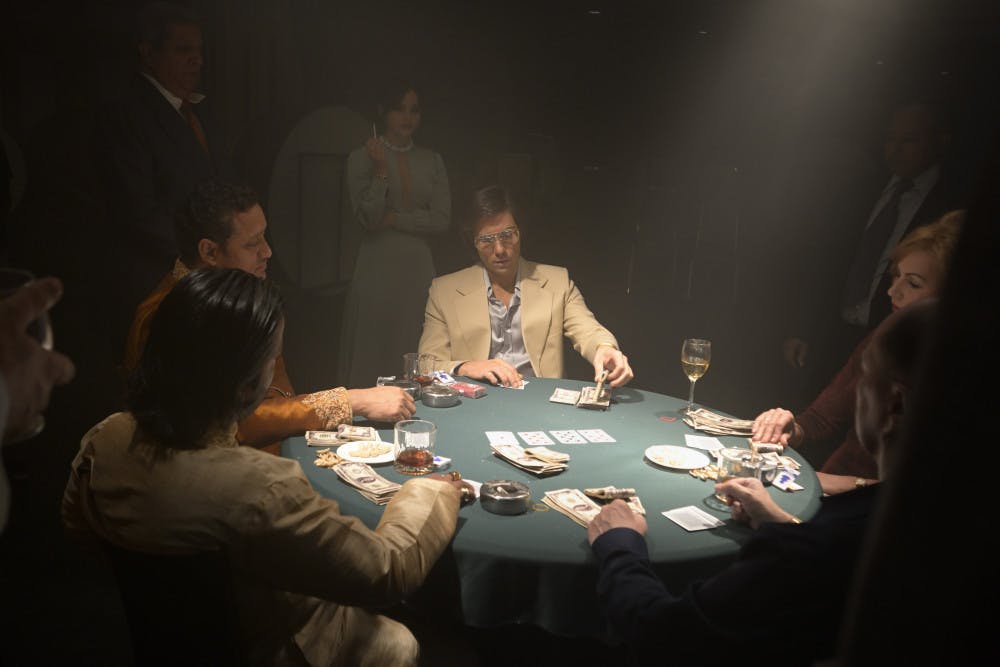 A scene depicts Charles gambling in Kathmandu (Netflix)