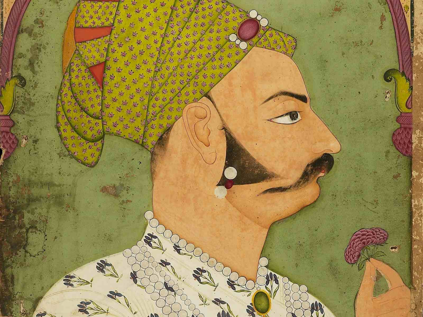 Maharaj Bakhat Singh (India, Rajasthan, Nagaur, ca. 1735); Opaque watercolor and gold on paper
Howard Hodgkin Collection, Purchase, Gift of Florence and Herbert Irving, by exchange, 2022 (Courtesy of the Met)